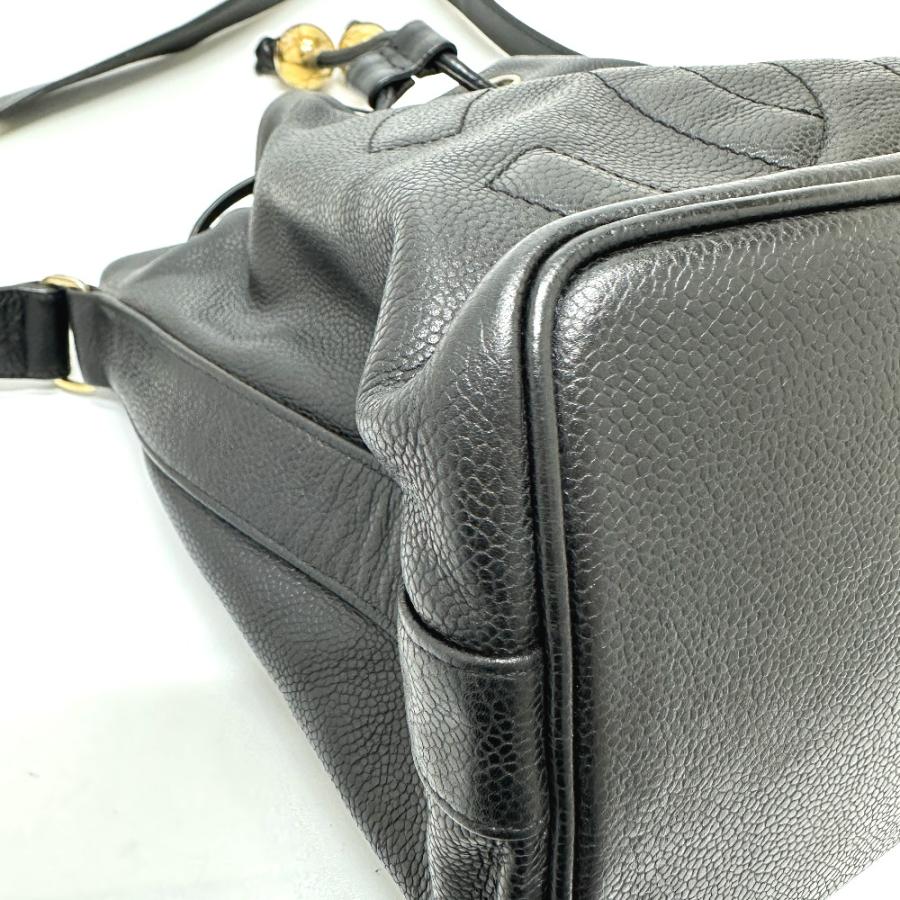 CHANEL シャネル デカココ 巾着 斜め掛け チェーン ココマーク ショルダーバッグ ブラック レディース【中古】 | CHANEL | 04