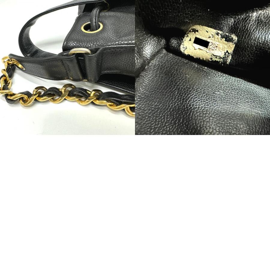 CHANEL シャネル デカココ 巾着 斜め掛け チェーン ココマーク ショルダーバッグ ブラック レディース【中古】 | CHANEL | 09