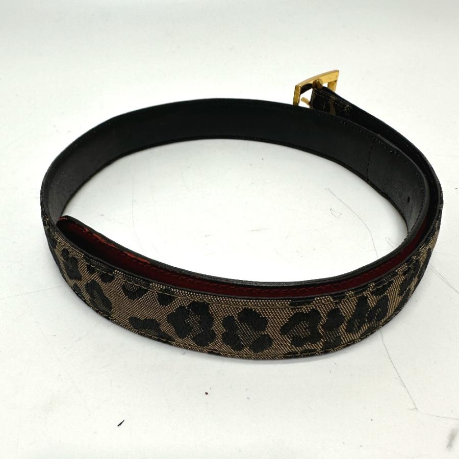 FENDI フェンディ レオパード ベルト ブラウン/レッド レディース【中古】 | FENDI | 01