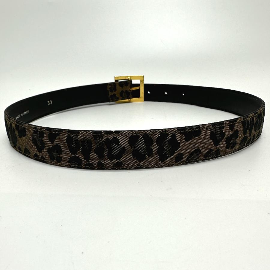 FENDI フェンディ レオパード ベルト ブラウン/レッド レディース【中古】 | FENDI | 05