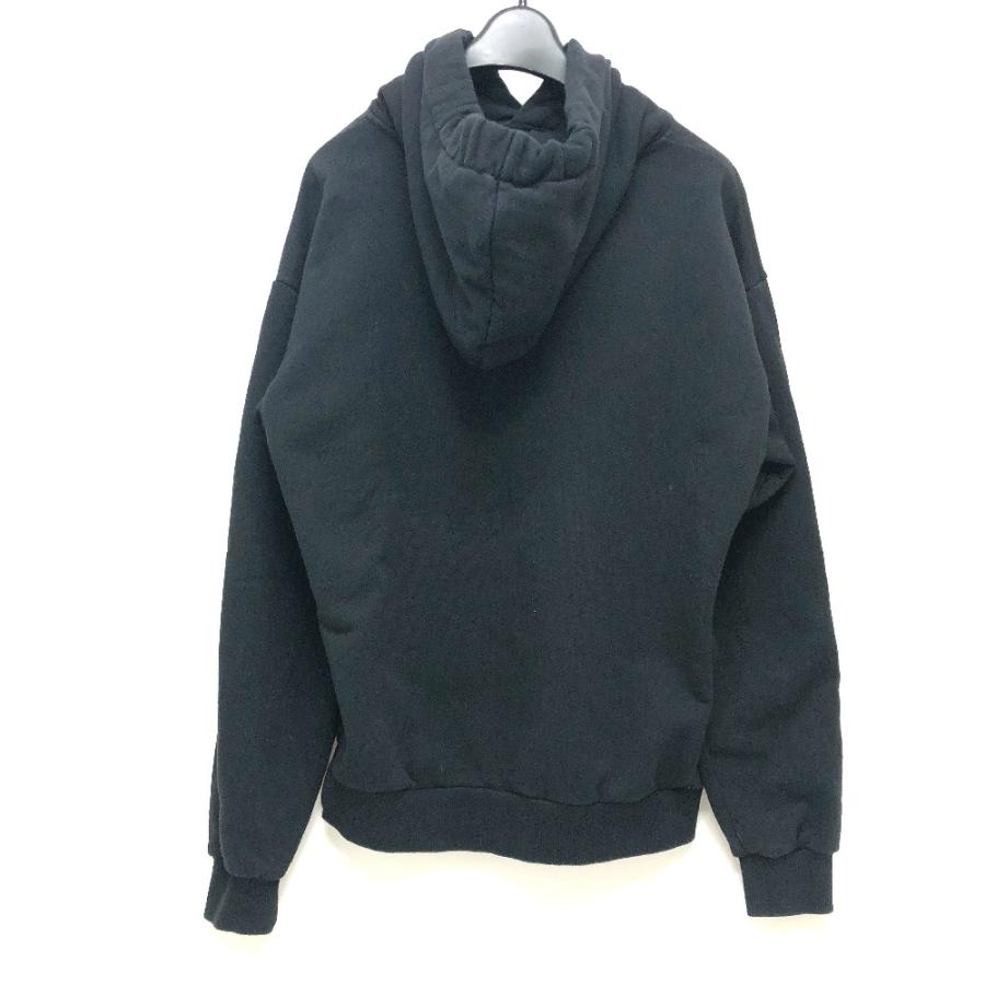 CELINE セリーヌ 2Y468670Q フード スウェット ロゴ紐 パーカー ブラック メンズ【中古】 | CELINE | 01