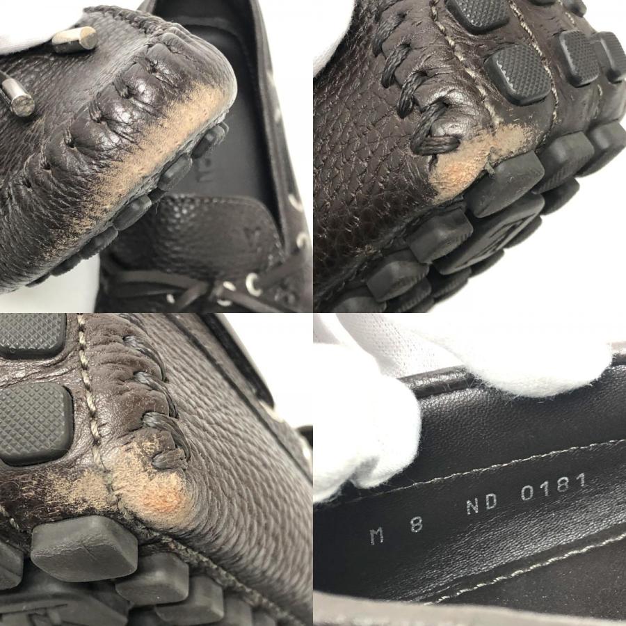 LOUIS VUITTON ルイヴィトン モカシン ドライビングシューズ ローファー ブラウン メンズ【中古】 | LOUIS VUITTON | 08