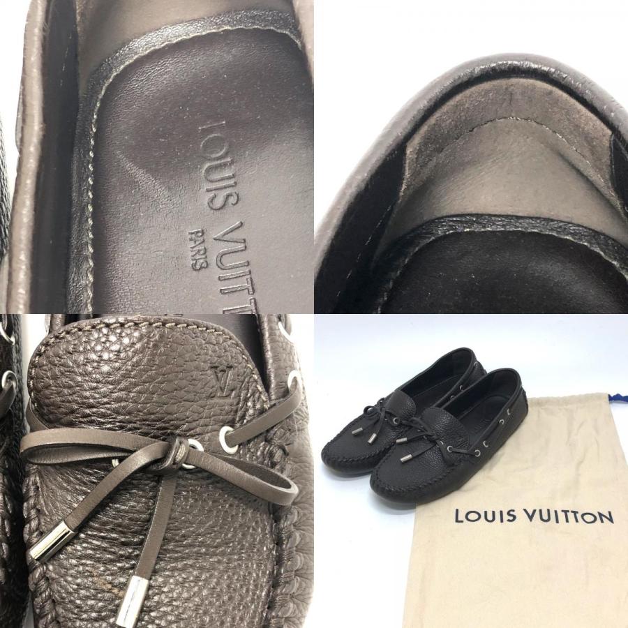 LOUIS VUITTON ルイヴィトン モカシン ドライビングシューズ ローファー ブラウン メンズ【中古】 | LOUIS VUITTON | 09
