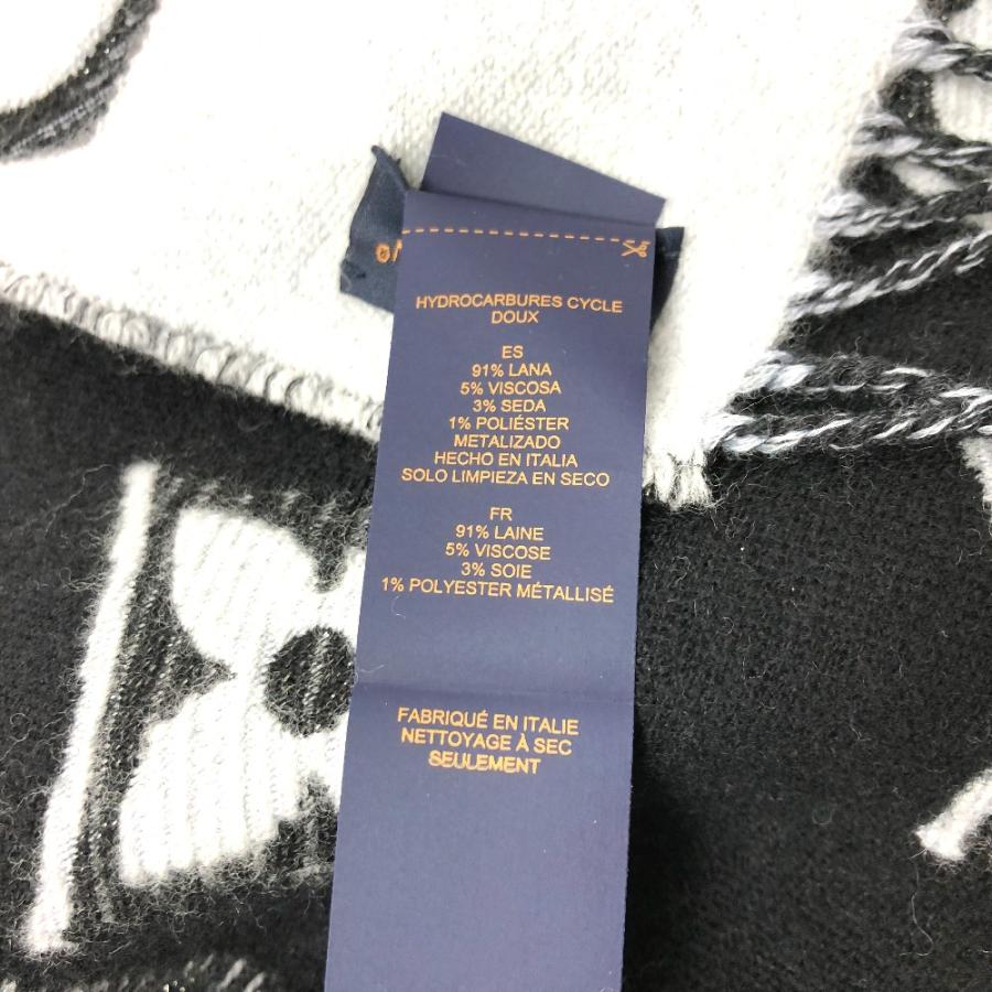 LOUIS VUITTON ルイヴィトン M78159 エセンシャル シャイン ストール エシャルプ LV マフラー ブラック レディース【中古】 | LOUIS VUITTON | 05