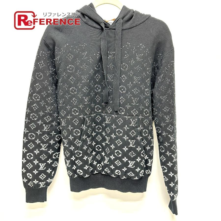 LOUIS VUITTON ルイヴィトン グラディエント フーディ 22AW モノグラム パーカー ブラック メンズ【中古】 | LOUIS VUITTON