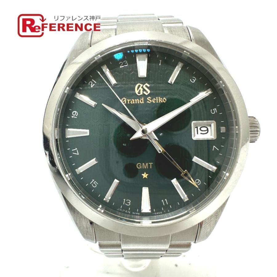 SEIKO セイコー 9F86-0AC0 25周年記念 世界限定1200本 GMT クォーツ デイト グランドセイコー 腕時計 シルバー メンズ【中古】 | SEIKO