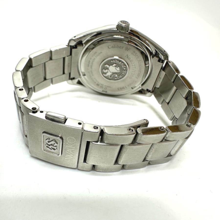 SEIKO セイコー 9F86-0AC0 25周年記念 世界限定1200本 GMT クォーツ デイト グランドセイコー 腕時計 シルバー メンズ【中古】 | SEIKO | 04