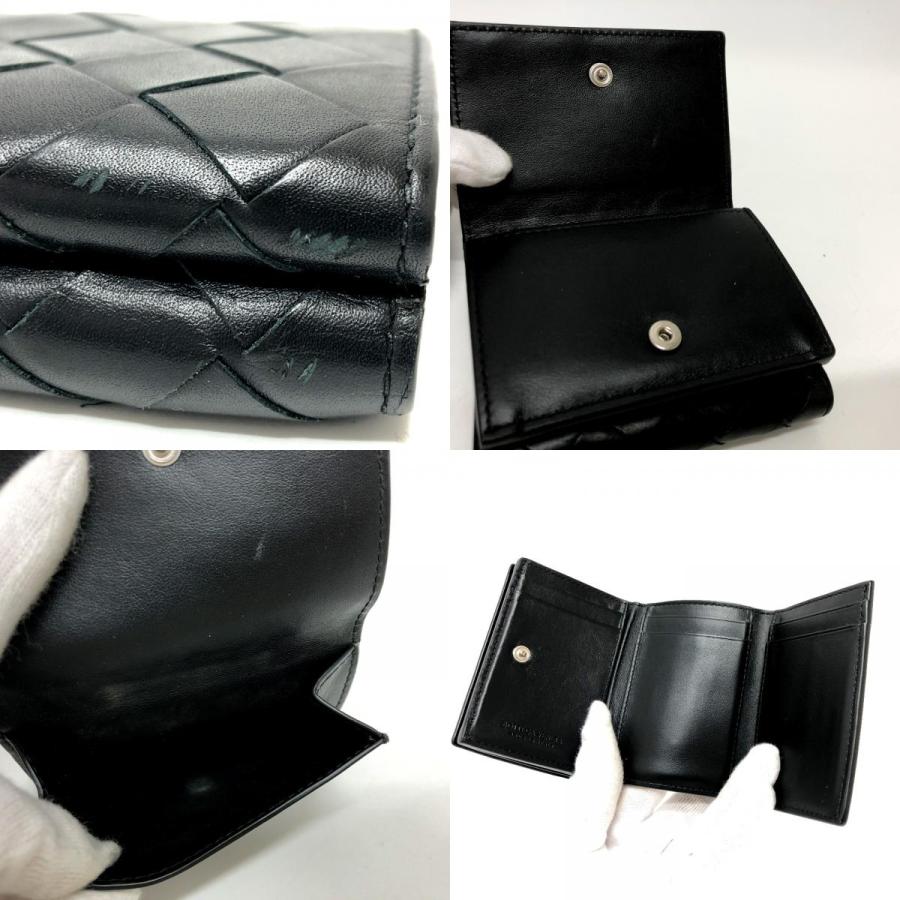 BOTTEGA VENETA ボッテガヴェネタ 592678 コンパクトウォレット コンパクト財布 イントレチャート 3つ折り財布 中古】 |  | 08
