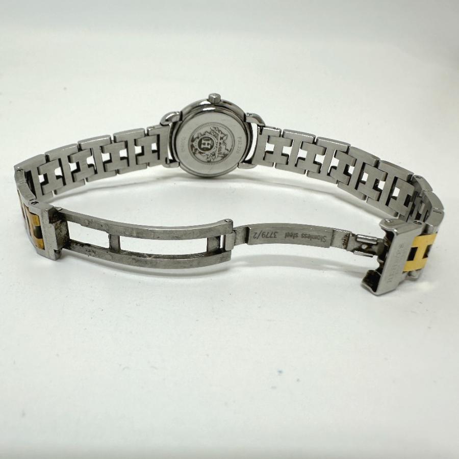 HERMES エルメス PU2.220 プルマン クォーツ デイト 腕時計 シルバー/ゴールド レディース【中古】 | HERMES | 05