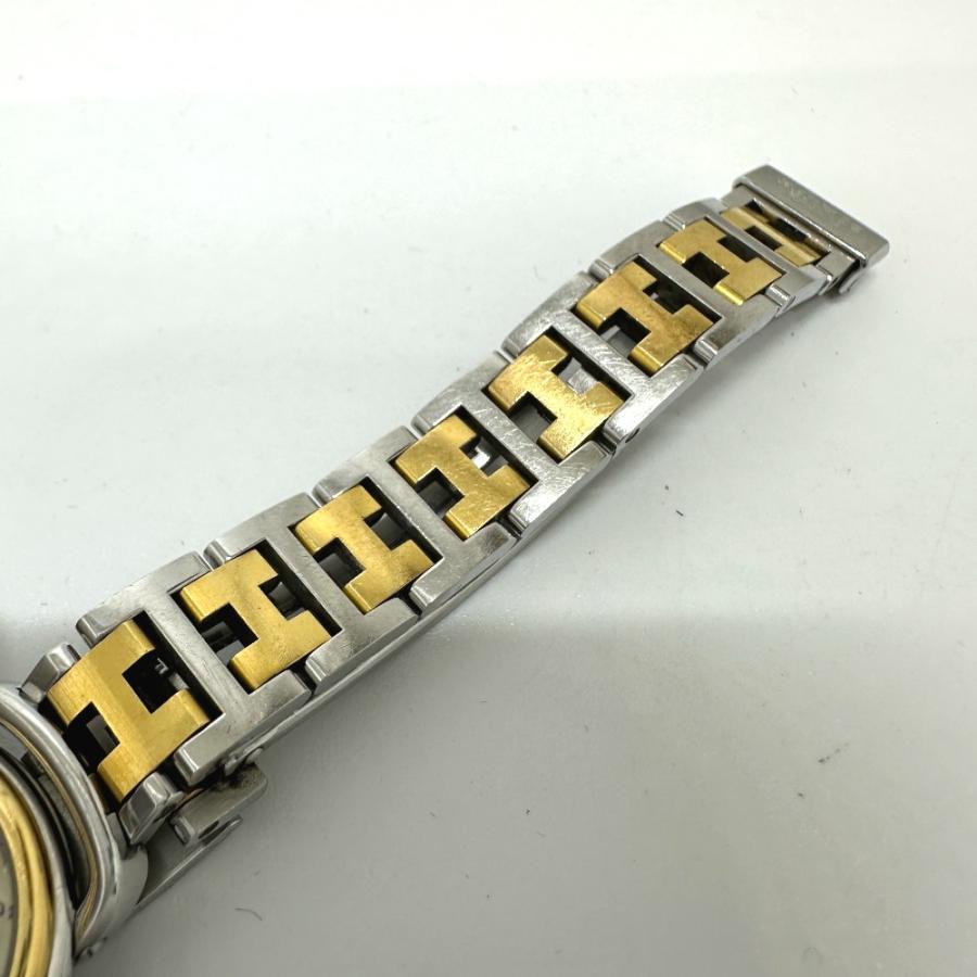 HERMES エルメス PU2.220 プルマン クォーツ デイト 腕時計 シルバー/ゴールド レディース【中古】 | HERMES | 08