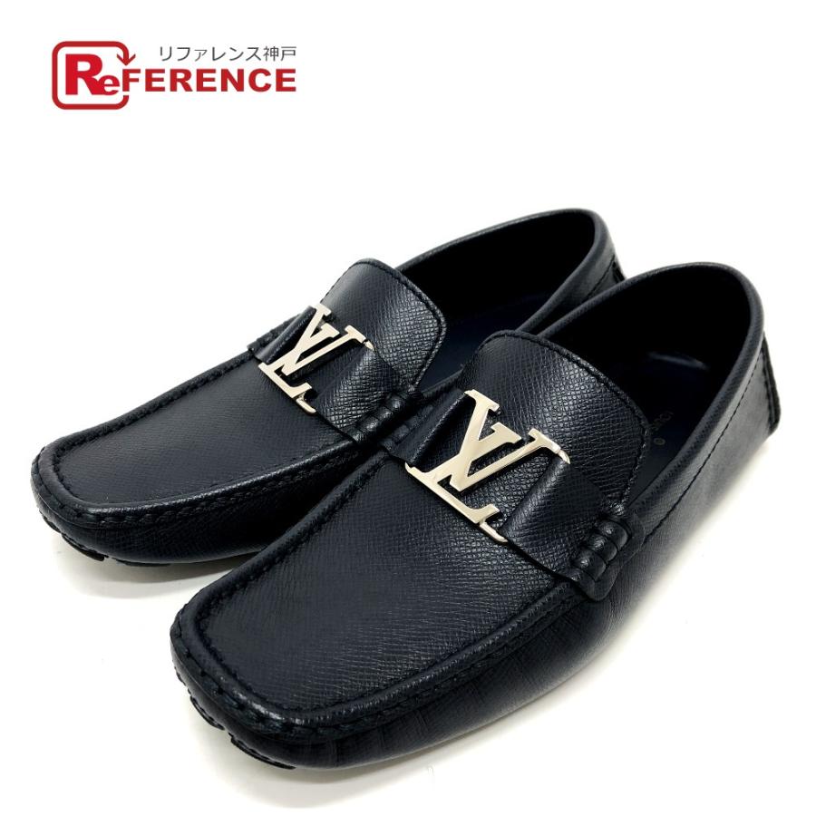 新品同様 LOUIS VUITTON ルイヴィトン モンテカルロ ビジネスシューズ ドライビングシューズ タイガ ローファー ネイビー メンズ【中古】 | LOUIS VUITTON