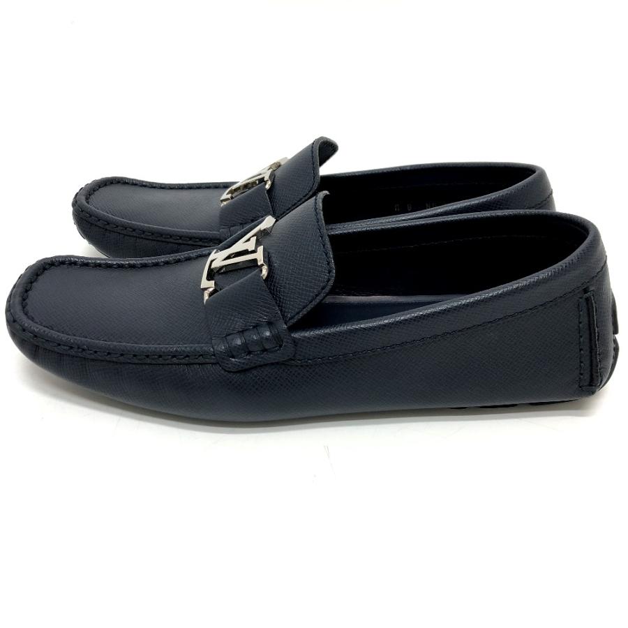 新品同様 LOUIS VUITTON ルイヴィトン モンテカルロ ビジネスシューズ ドライビングシューズ タイガ ローファー ネイビー メンズ【中古】 | LOUIS VUITTON | 03