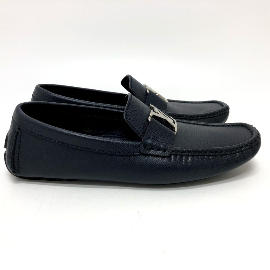 新品同様 LOUIS VUITTON ルイヴィトン モンテカルロ ビジネスシューズ ドライビングシューズ タイガ ローファー ネイビー メンズ【中古】 | LOUIS VUITTON | 04