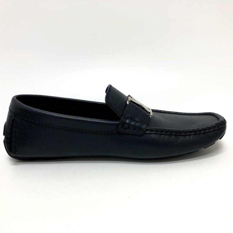 新品同様 LOUIS VUITTON ルイヴィトン モンテカルロ ビジネスシューズ ドライビングシューズ タイガ ローファー ネイビー メンズ【中古】 | LOUIS VUITTON | 07
