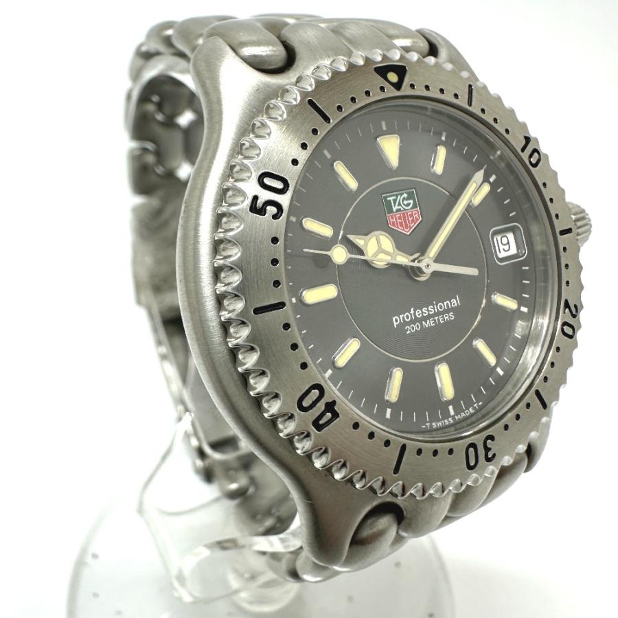TAG HEUER タグホイヤー WG1113 セルシリーズ 200M クォーツ デイト プロフェッショナル 腕時計 シルバー メンズ【中古】 |  | 03