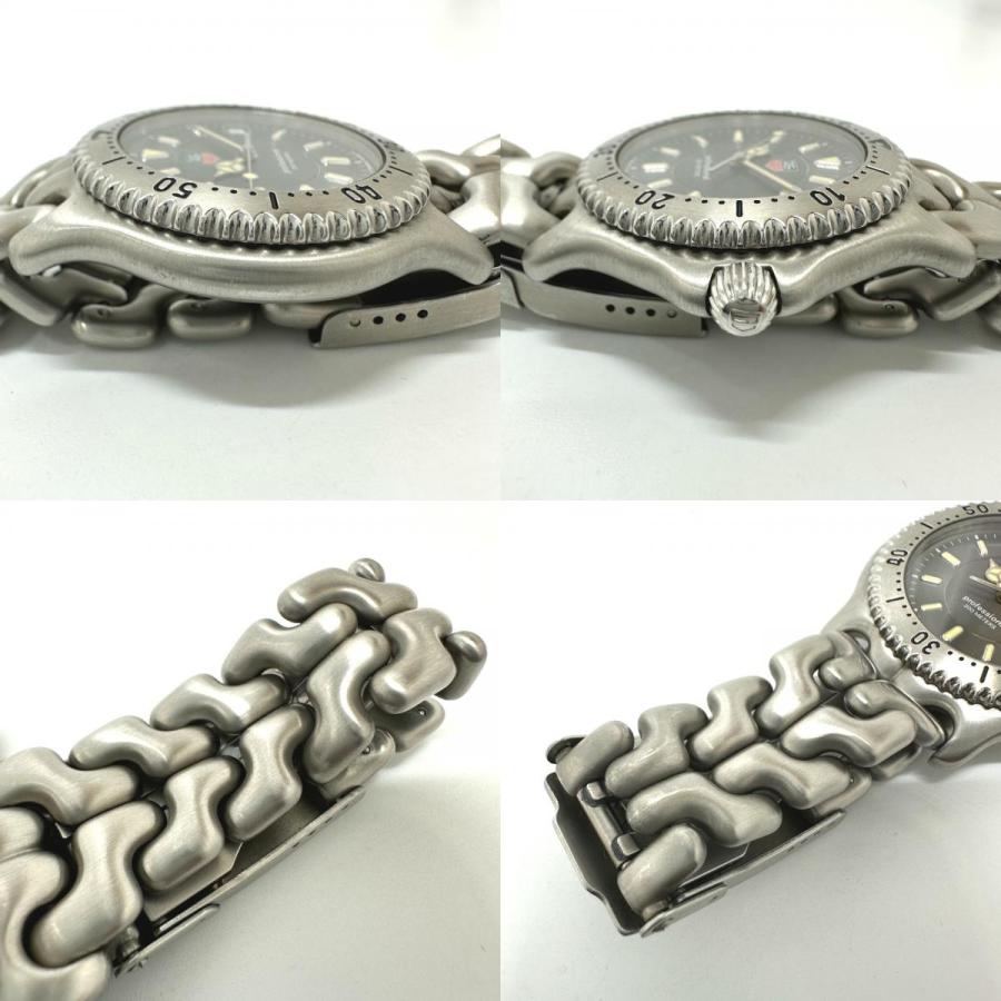 TAG HEUER タグホイヤー WG1113 セルシリーズ 200M クォーツ デイト プロフェッショナル 腕時計 シルバー メンズ【中古】 |  | 09