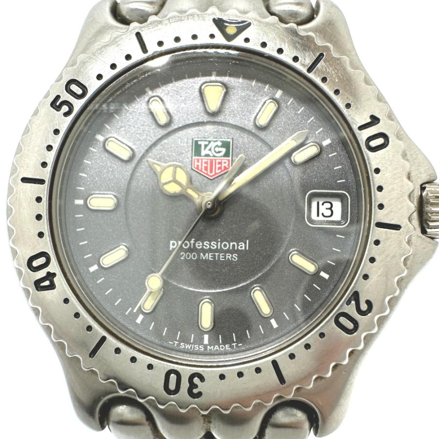 TAG HEUER タグホイヤー WG1113 セルシリーズ 200M クォーツ デイト プロフェッショナル 腕時計 シルバー メンズ【中古】｜reference｜03