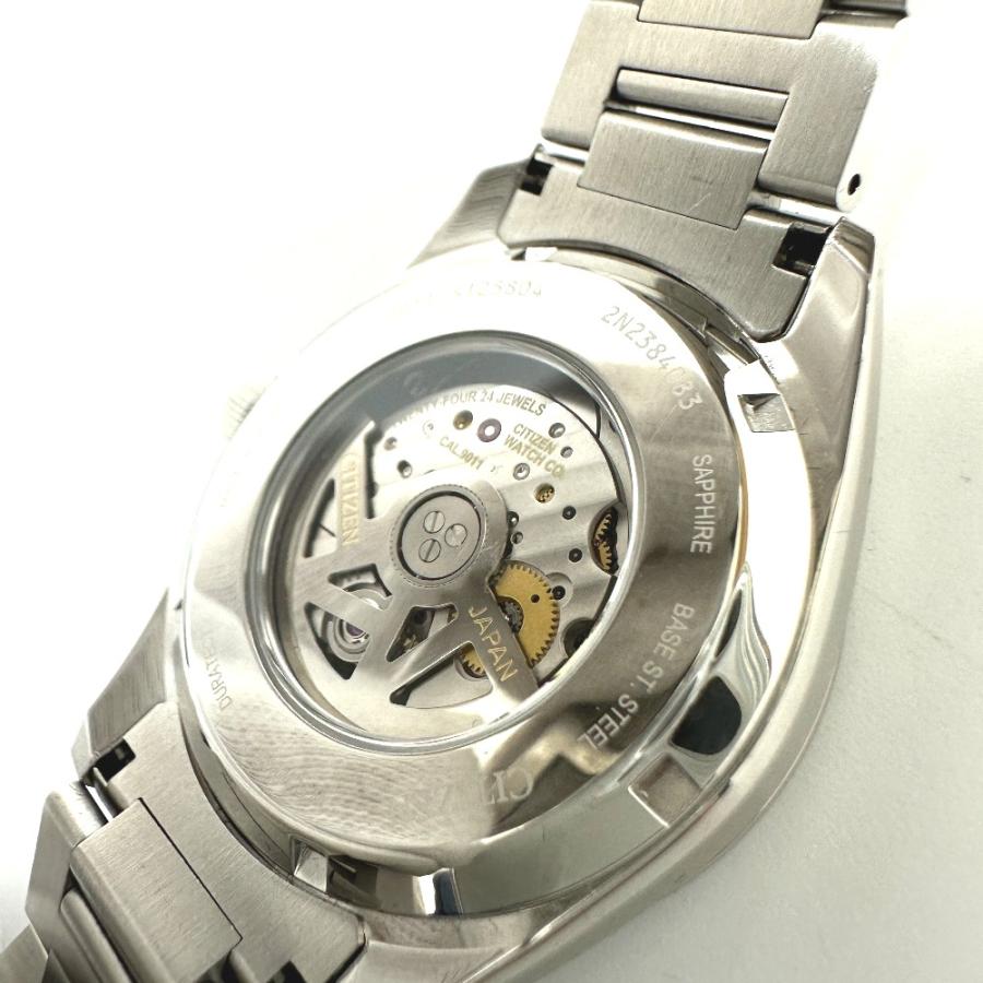 新品同様 CITIZEN シチズン NB1050-59L メカニカル 自動巻き デイト 腕時計 シルバー メンズ【中古】 | CITIZEN | 07