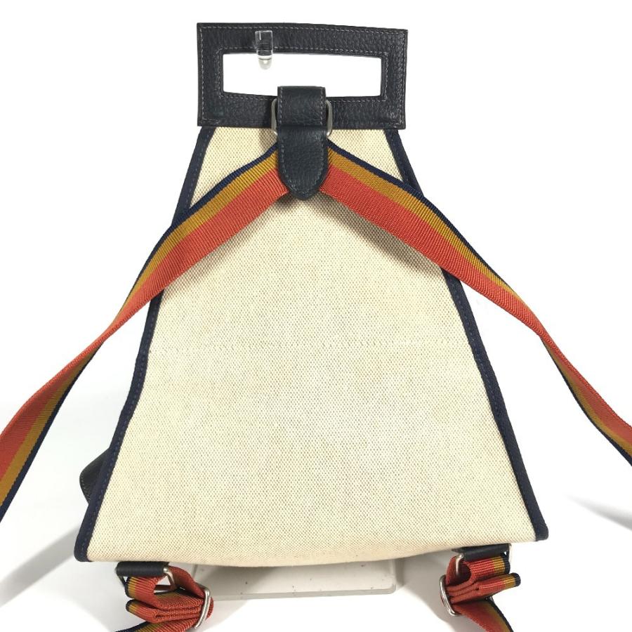 HERMES エルメス バックパック カバン  2WAYバッグ ハンドバッグ ロカバール リュックサック ベージュ ユニセックス【中古】 | HERMES | 01