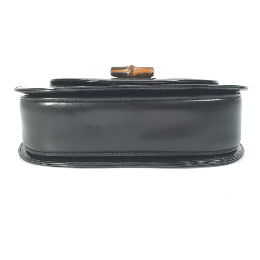 GUCCI グッチ 000・1951 バンブー トップハンドル カバン ターンロック オールドグッチ ハンドバッグ ブラック レディース【中古】 | GUCCI | 04