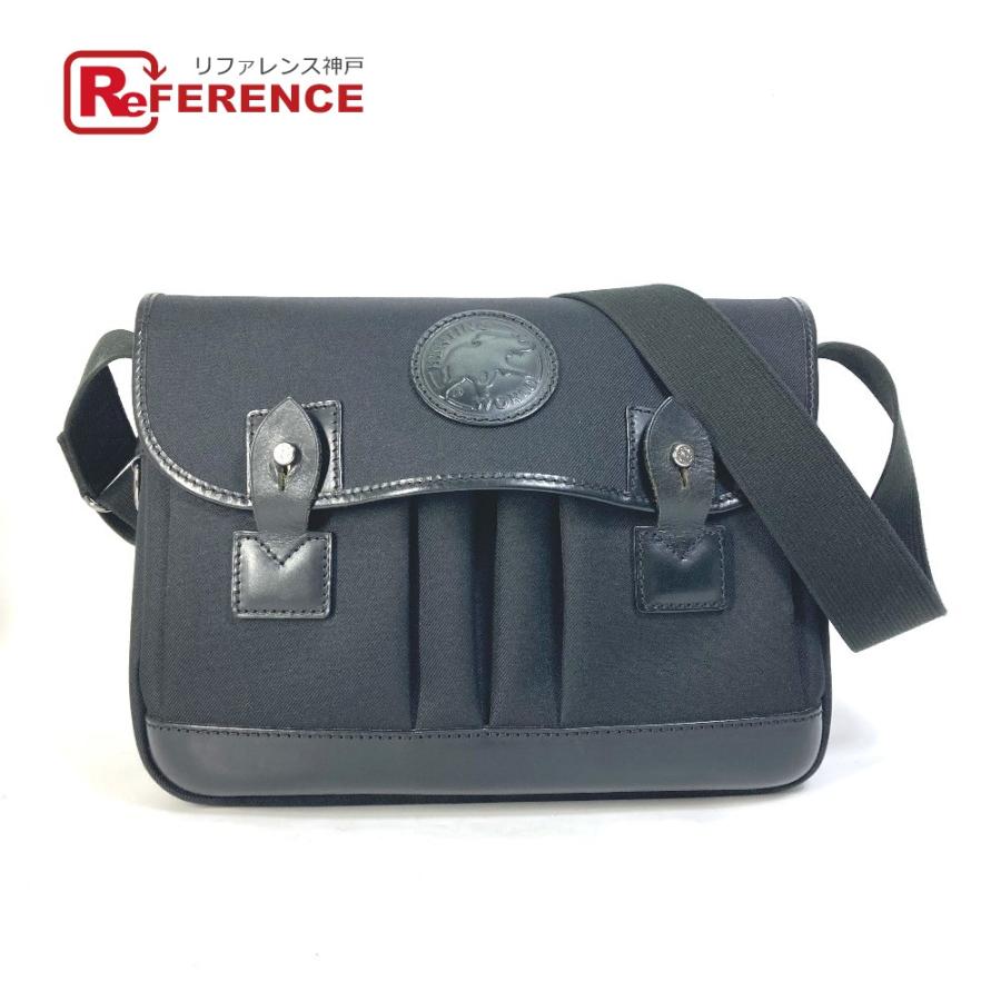 HUNTING WORLD ハンティングワールド 斜め掛け カバン ロゴ  ショルダーバッグ ブラック メンズ【中古】 | 