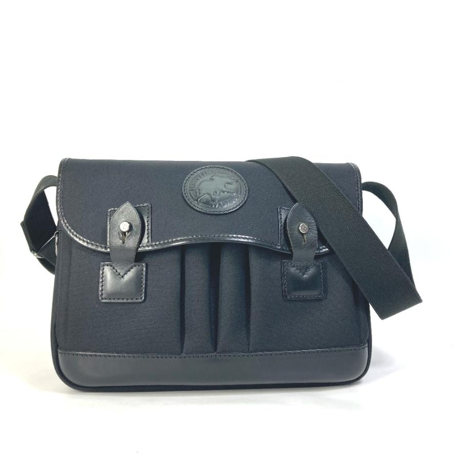 HUNTING WORLD ハンティングワールド 斜め掛け カバン ロゴ  ショルダーバッグ ブラック メンズ【中古】 |  | 01