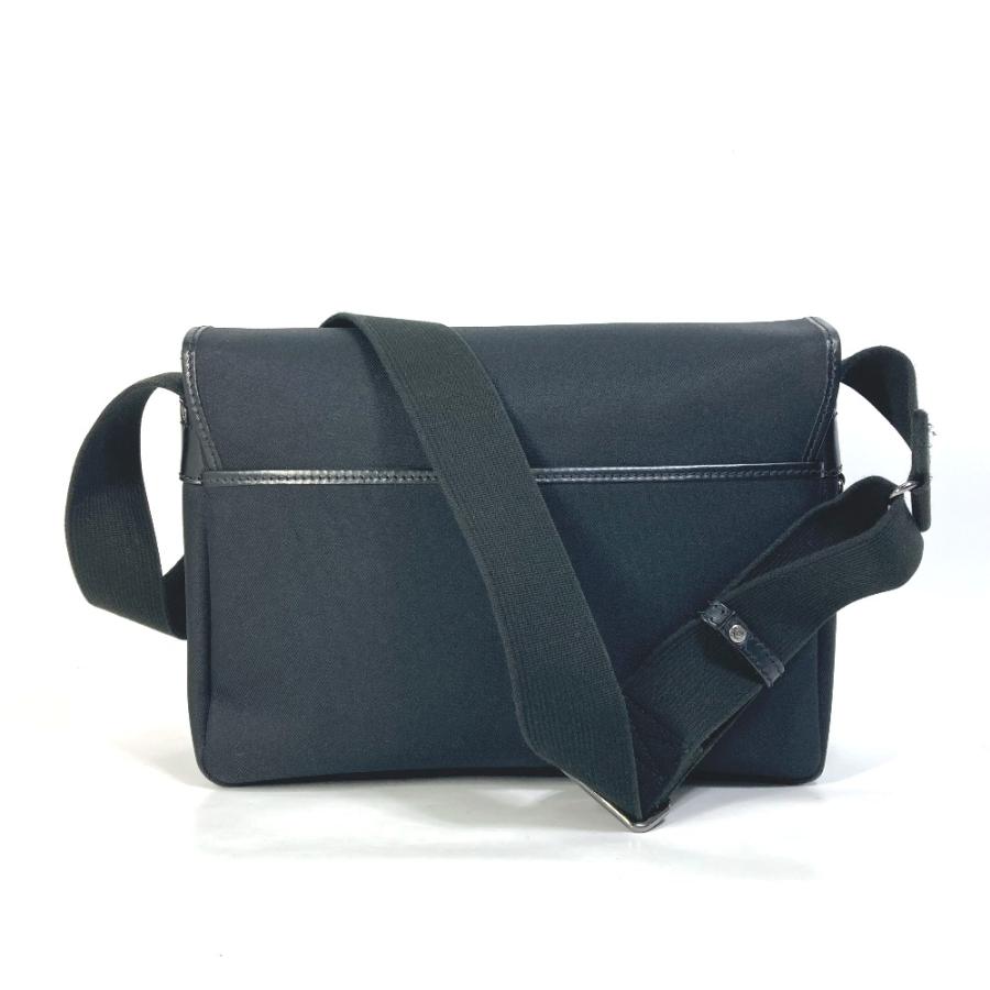 HUNTING WORLD ハンティングワールド 斜め掛け カバン ロゴ  ショルダーバッグ ブラック メンズ【中古】 |  | 02