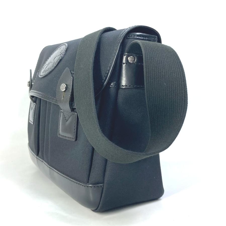 HUNTING WORLD ハンティングワールド 斜め掛け カバン ロゴ  ショルダーバッグ ブラック メンズ【中古】 |  | 04