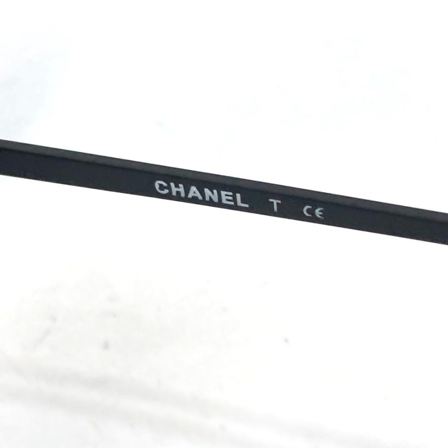 CHANEL シャネル CH4234 フェイクパール 眼鏡 メガネ めがね 丸型 CC ココマーク サングラス ブラック レディース【中古】 | CHANEL | 07