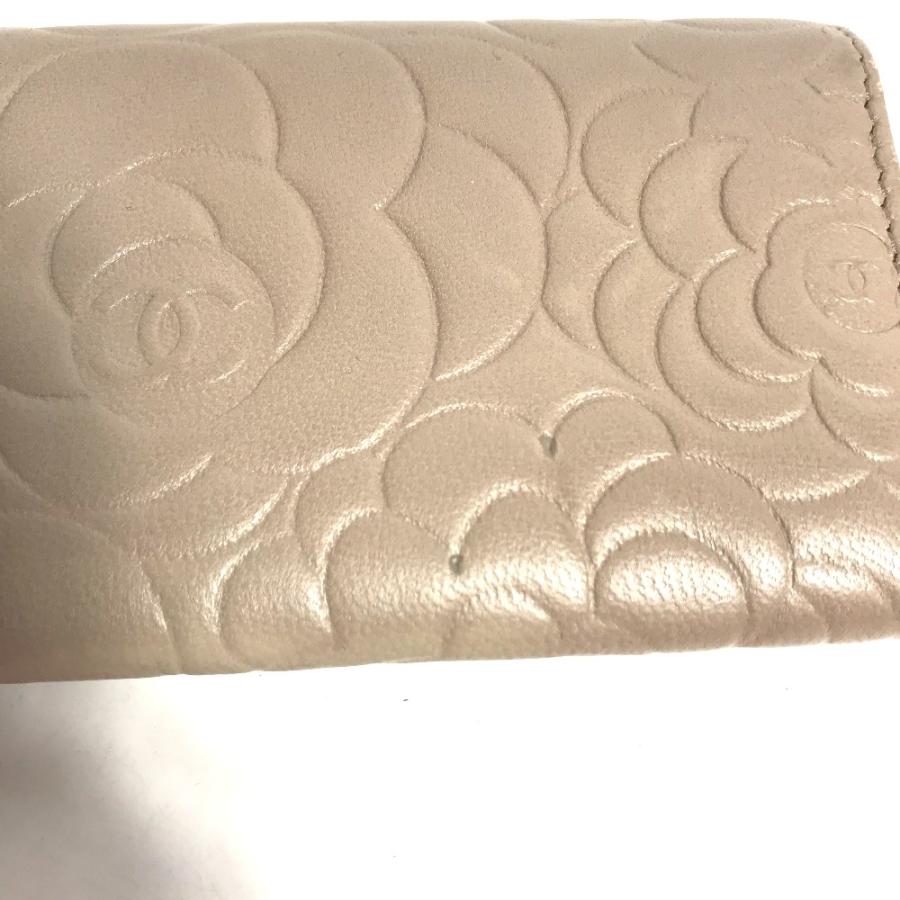 CHANEL シャネル ココマーク CC 名刺入れ パスケース 2つ折り カメリア コインケース 財布 小銭入れ カードケース【中古】 | CHANEL | 02