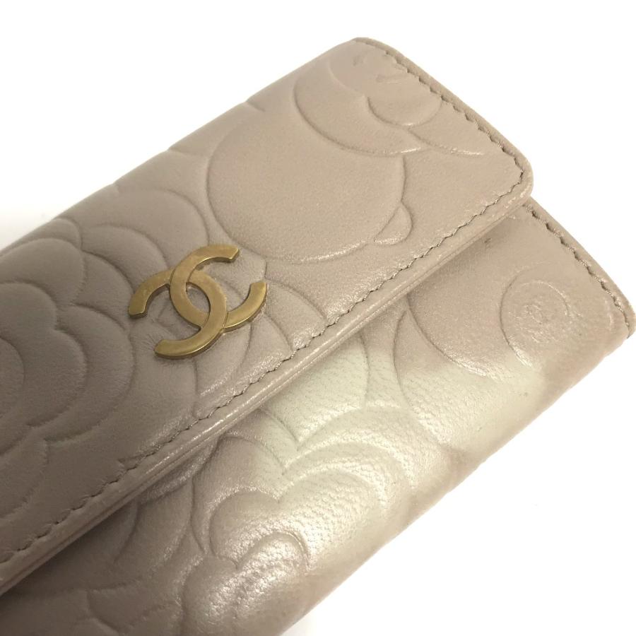 CHANEL シャネル ココマーク CC 名刺入れ パスケース 2つ折り カメリア コインケース 財布 小銭入れ カードケース【中古】 | CHANEL | 04