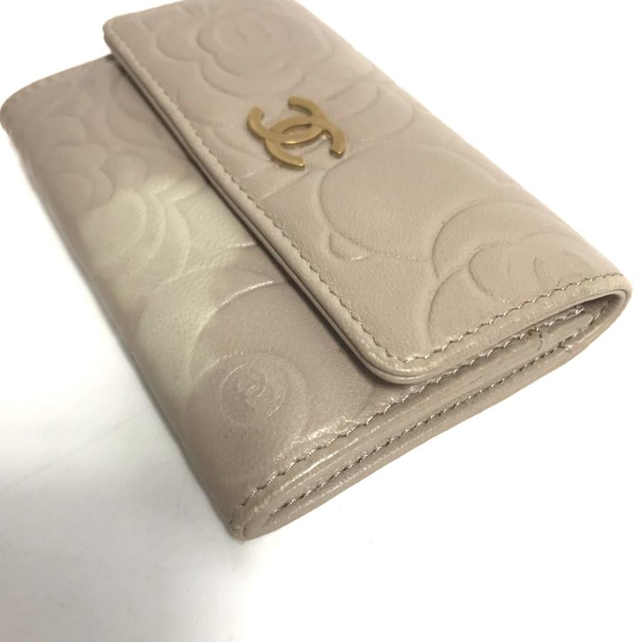 CHANEL シャネル ココマーク CC 名刺入れ パスケース 2つ折り カメリア コインケース 財布 小銭入れ カードケース【中古】 | CHANEL | 05