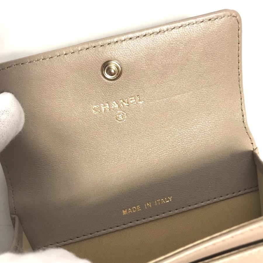 CHANEL シャネル ココマーク CC 名刺入れ パスケース 2つ折り カメリア コインケース 財布 小銭入れ カードケース【中古】 | CHANEL | 07