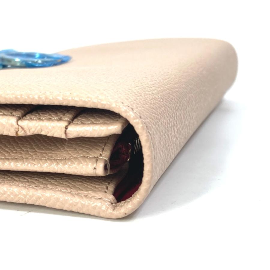 BVLGARI 美品 ブルガリ ロゴクリップ 2つ折り 2つ折り財布