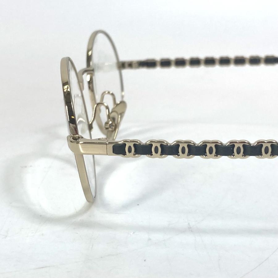 CHANEL シャネル 2202-Q チェーン メガネ めがね 度入り CC ココマーク 眼鏡 ブラック レディース【中古】 | CHANEL | 05