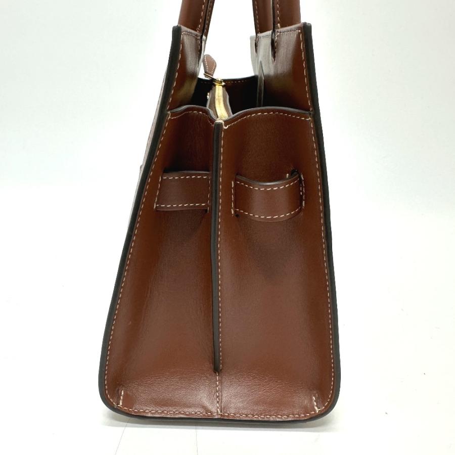 美品 BURBERRY バーバリー 8025267 タイトル ミニ チェック ハンドバッグ ブラウン レディース【中古】 | BURBERRY | 02