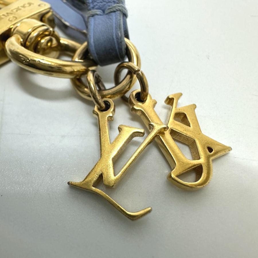 LOUIS VUITTON ルイヴィトン レザー ラビット チャーム キーリング
