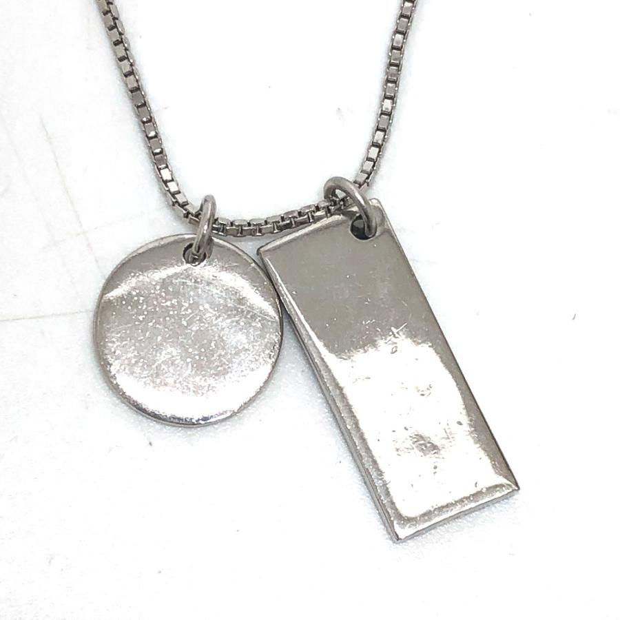 Dior ディオール ナンバー2 プレート  ペンダント トロッター ネックレス ブルー レディース【中古】 |  | 02