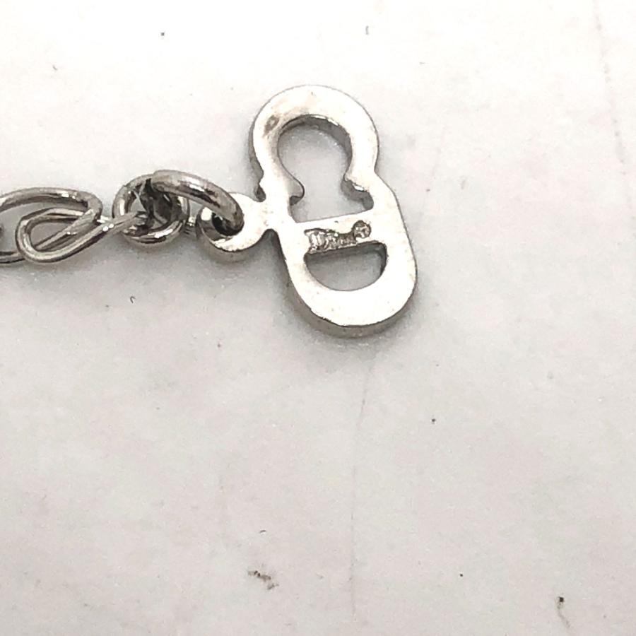 Dior ディオール ナンバー2 プレート  ペンダント トロッター ネックレス ブルー レディース【中古】 |  | 04