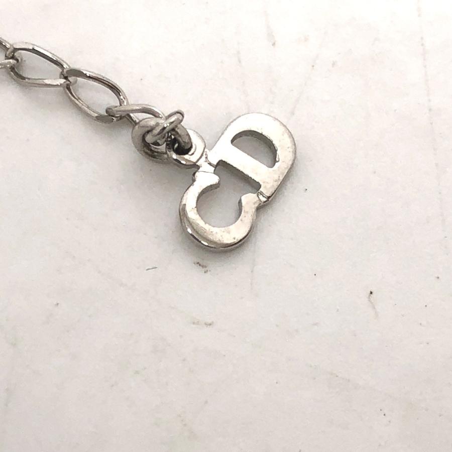 Dior ディオール ナンバー2 プレート  ペンダント トロッター ネックレス ブルー レディース【中古】 |  | 05