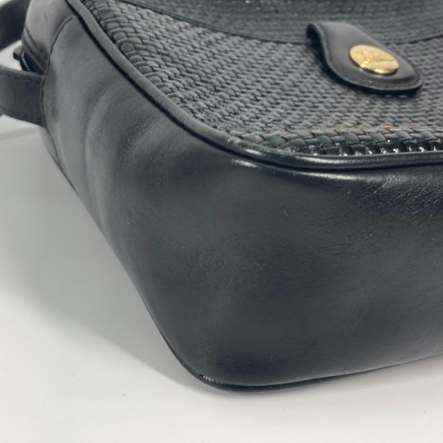 CELINE セリーヌ 馬車金具 カバン 斜め掛け ポシェット ヴィンテージ ショルダーバッグ ブラック レディース【中古】 | CELINE | 06