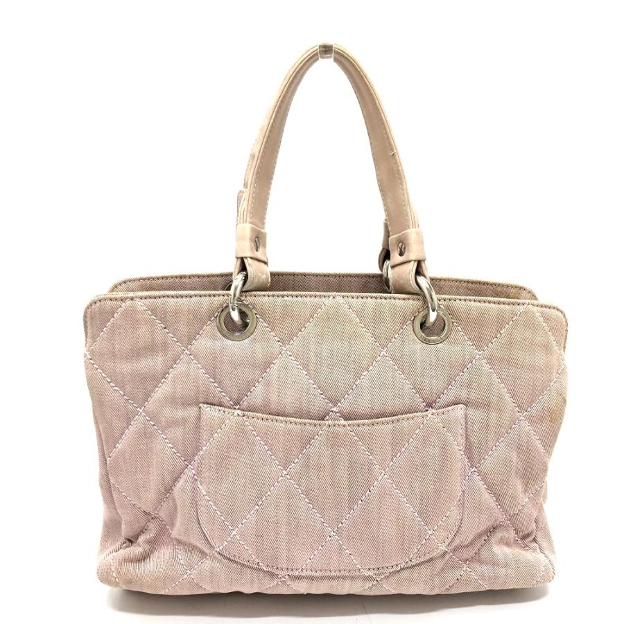 CHANEL シャネル マトラッセ ハンドバッグ ココマーク CC トートバッグ ピンク系 レディース【中古】 | CHANEL | 01