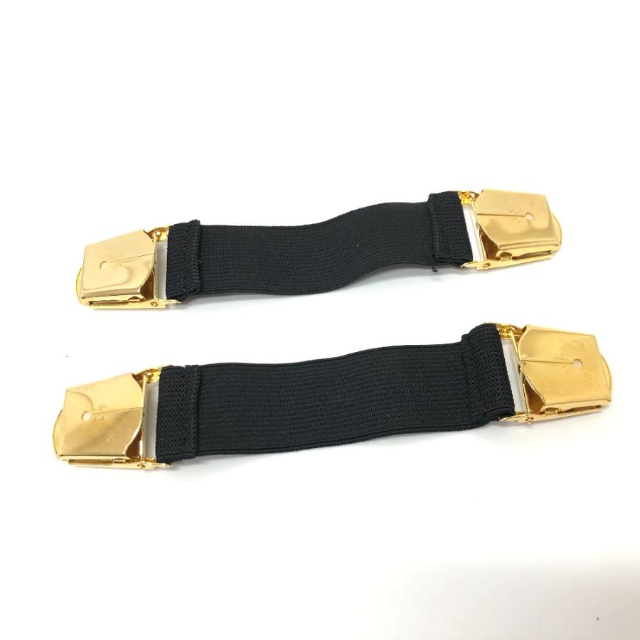 CHANEL シャネル  アームバンド 左右ペア 袖止め ロゴ ベルト ブラック【中古】 | CHANEL | 01