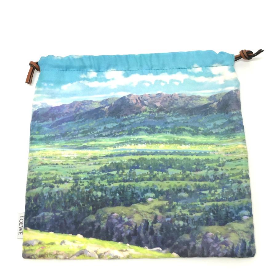 LOEWE 美品 ロエベ ハウルの動く城 ドローストリング 巾着