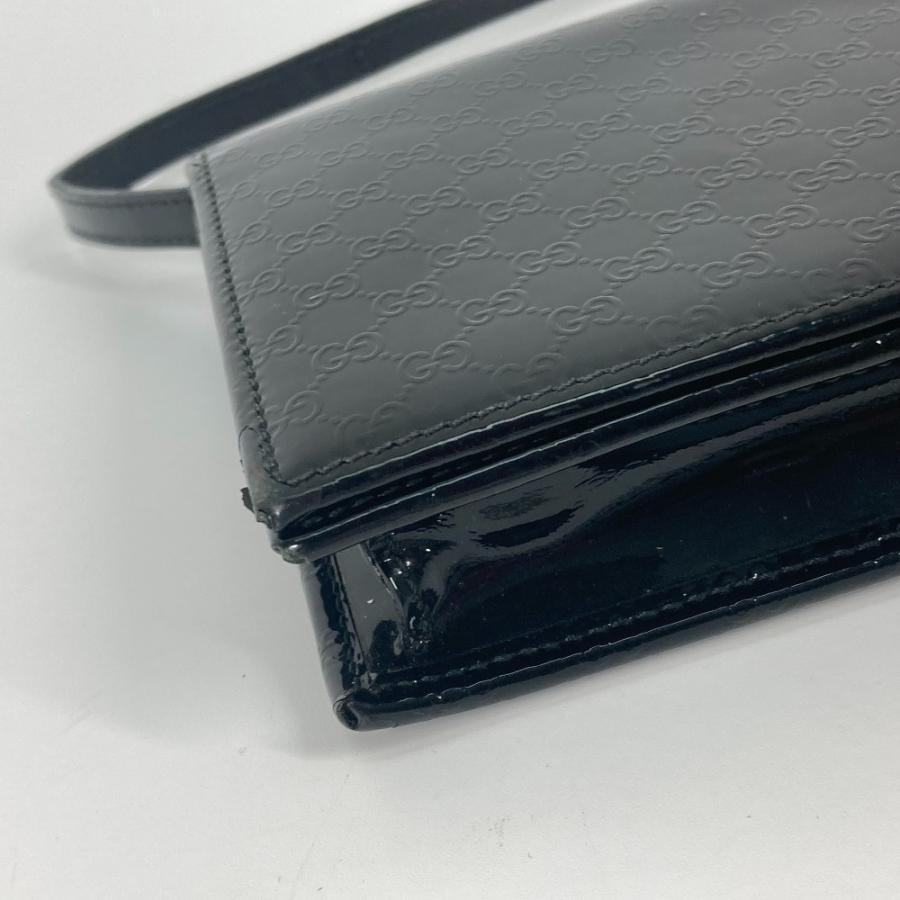 GUCCI グッチ 354086 グッチニース カバン 斜め掛け ショルダーウォレット 長財布 GG マイクログッチ ショルダーバッグ ブラック 【中古】 | GUCCI | 06