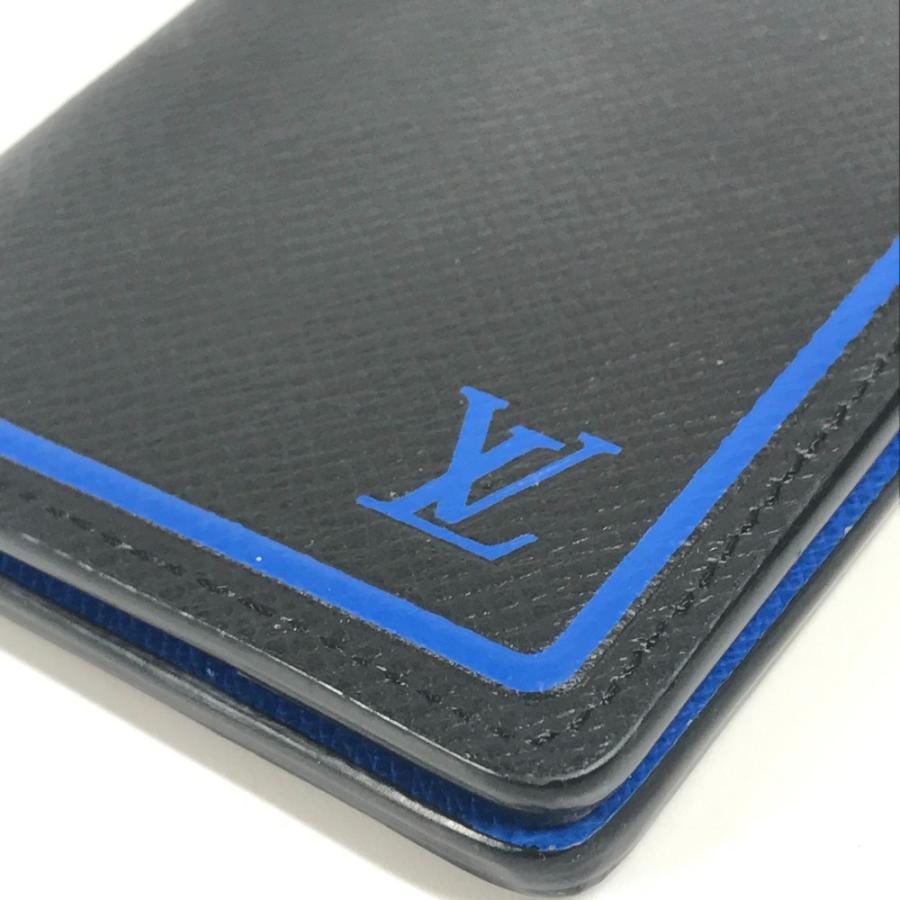 美品 LOUIS VUITTON ルイヴィトン  M63329 オーガナイザー ドゥ ポッシュ  名刺入れ パスケース 2つ折り タイガ カードケース 【中古】 | LOUIS VUITTON | 06