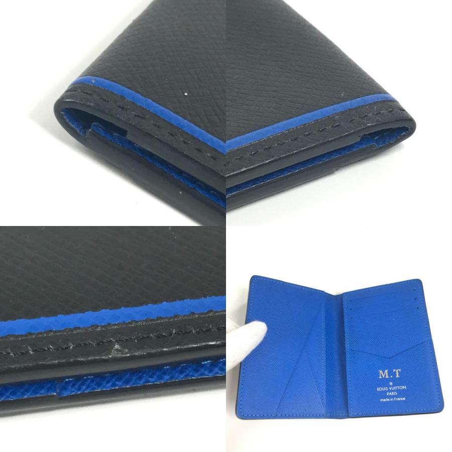 美品 LOUIS VUITTON ルイヴィトン  M63329 オーガナイザー ドゥ ポッシュ  名刺入れ パスケース 2つ折り タイガ カードケース 【中古】 | LOUIS VUITTON | 07