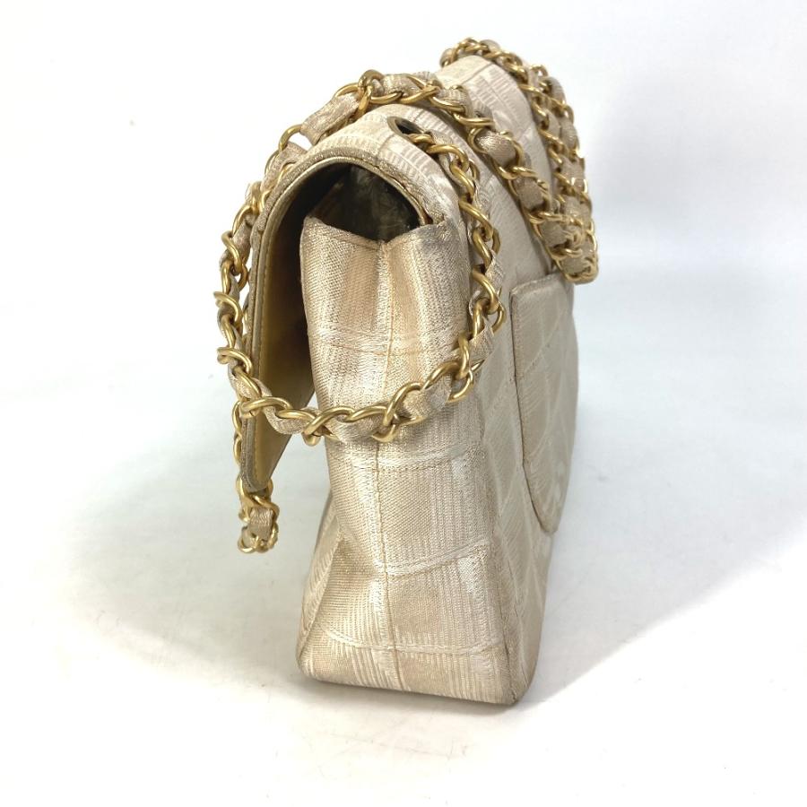 CHANEL シャネル チョコバー Wチェーン 斜め掛け ココマーク CC  