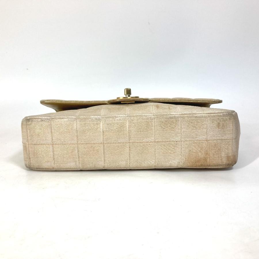 CHANEL シャネル チョコバー Wチェーン 斜め掛け ココマーク CC  