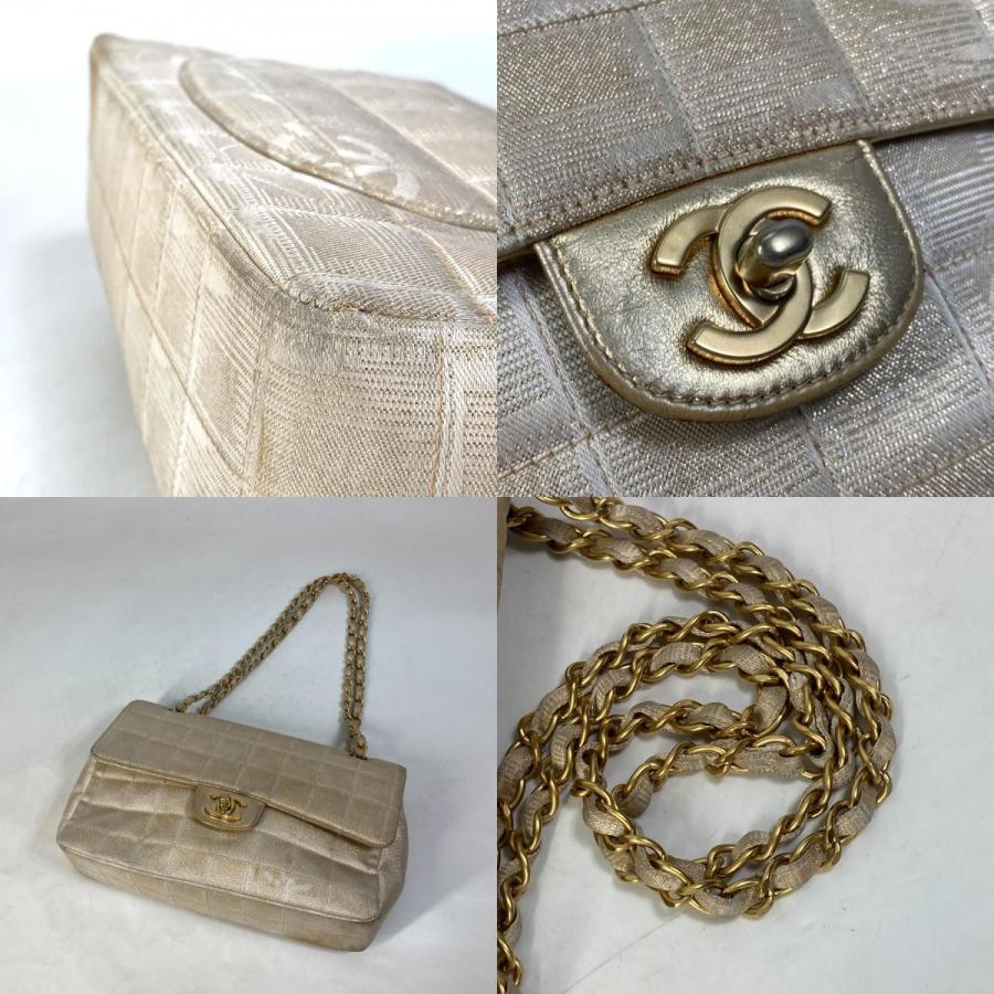 CHANEL CC パテントレザー チェーン ショルダーバッグ 斜め掛け 48